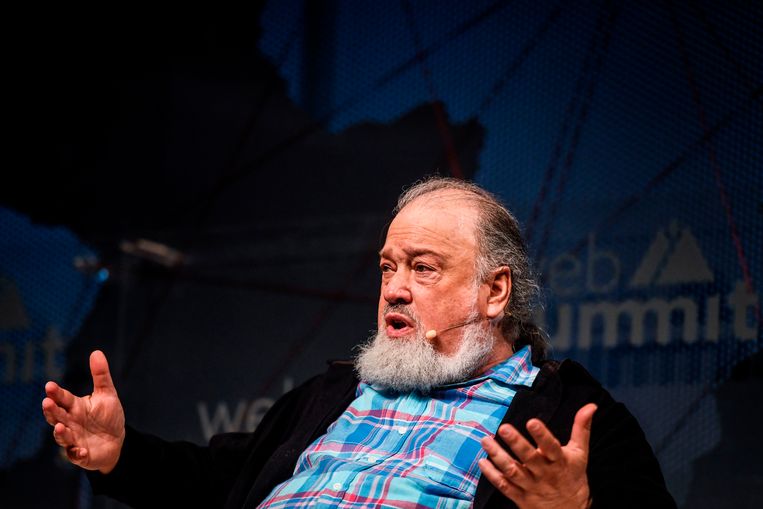 David Chaum: ‘Blockchain staat mensen toe te communiceren zonder metadata-surveillance.’  Beeld AFP
