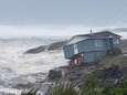 Huizen in zee verdwenen door noodweer in Canada