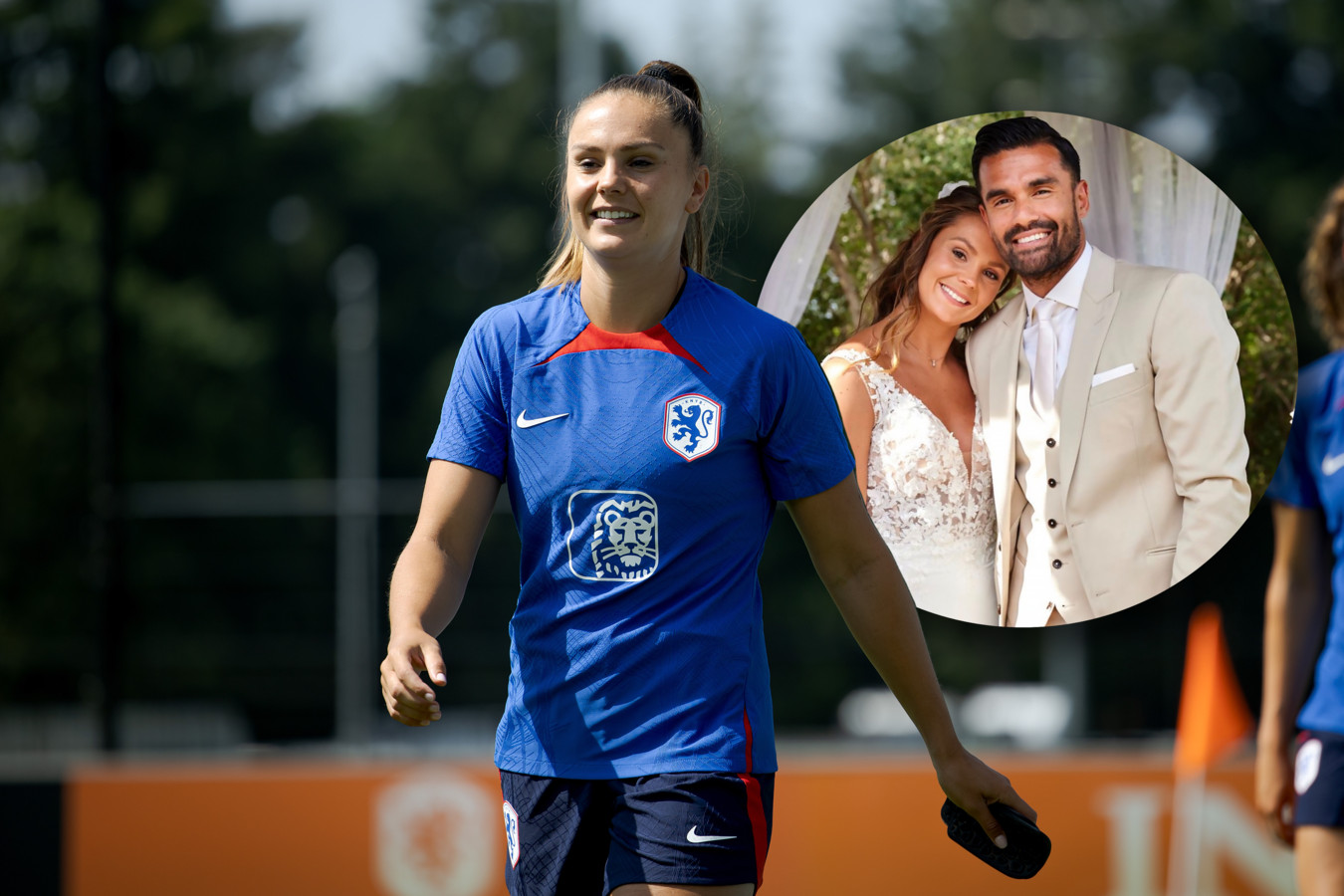 Dolgelukki­ge Lieke Martens is haar man Benjamin van Leer dankbaar ...