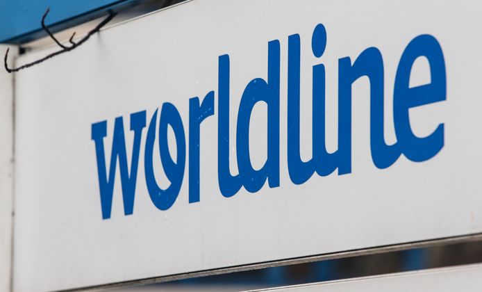 Het logo van Worldline.