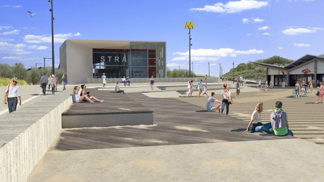 Problemen bij bouw metrostation op strand: vertraging, beschadigingen en veel duurder