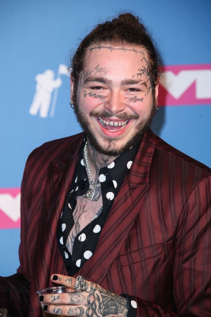 Post Malone op de MTV Video Music Awards.