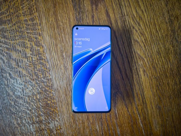 Het scherm van de OnePlus 10 Pro.