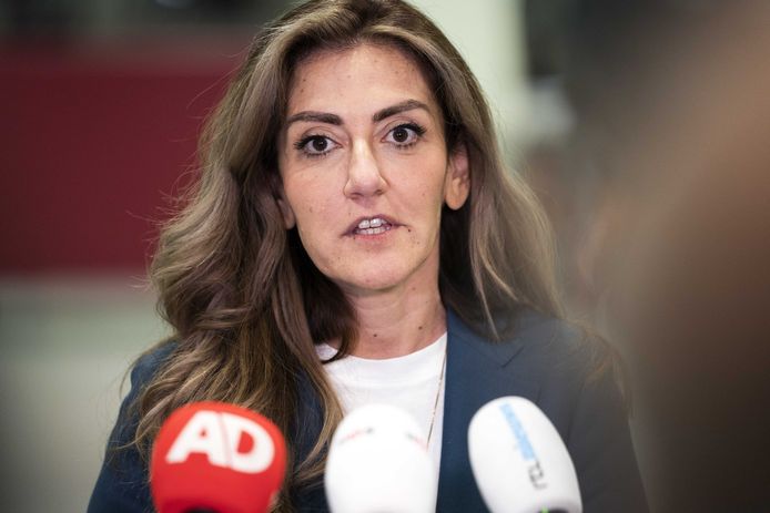 Dilan Yesilgöz, minister van Justitie en Veiligheid.