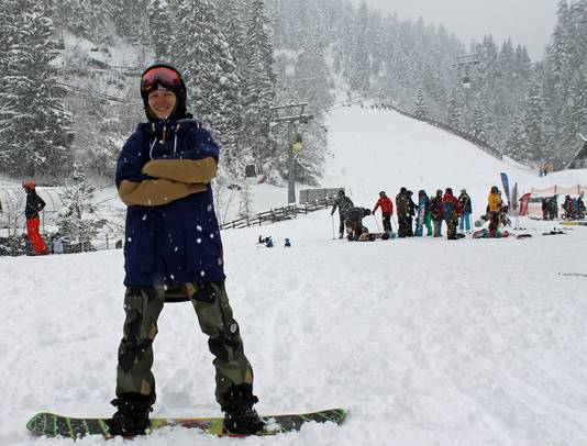 Steel de show op iedere piste met dit marmeren snowboard van Louis