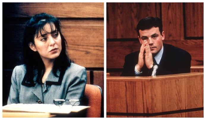 Lorena Bobbitt stond in 1993 terecht nadat ze het geslachtsdeel van echtgenoot John Bobbitt (foto rechts) had afgesneden.