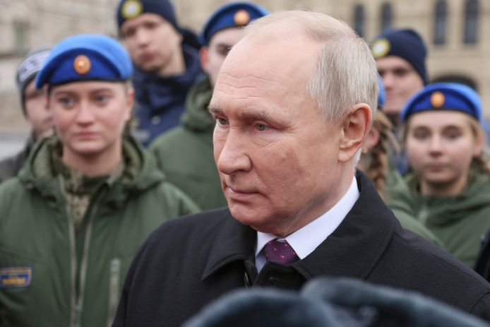 Archiefbeeld. De Russische president Vladimir Poetin.