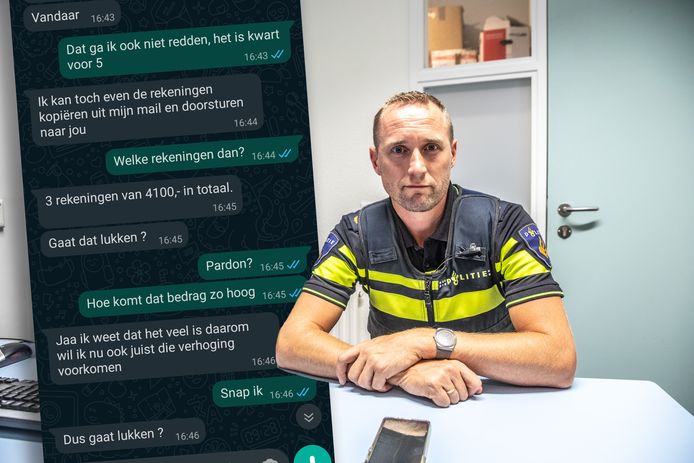 Wijkagent Maarten van Esch.