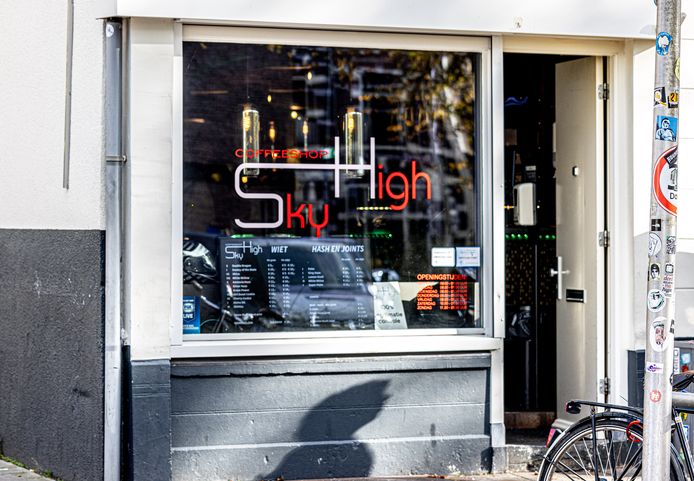 Coffeeshop Sky High in Zwolle.