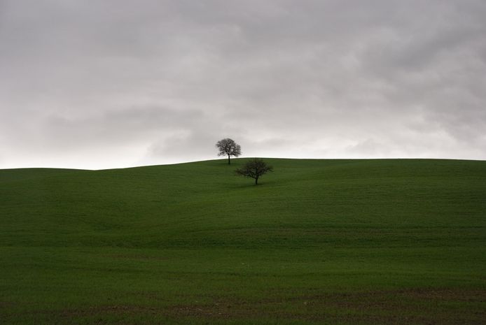grey weather in Tuscany