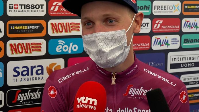 Tim Merlier reageerde bij VTM na zijn ritzege in de Giro.