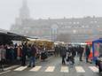 Nog tot begin maart gaat de dinsdagmarkt door op het Sint-Jorisplein.