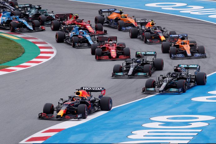 Het circuit in Montmelo.
