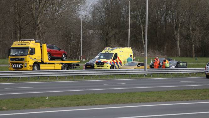 Gewonde bij botsing op A50 