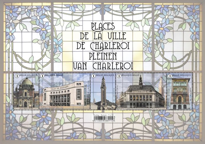 La Ville de Charleroi sur les timbres en 2022