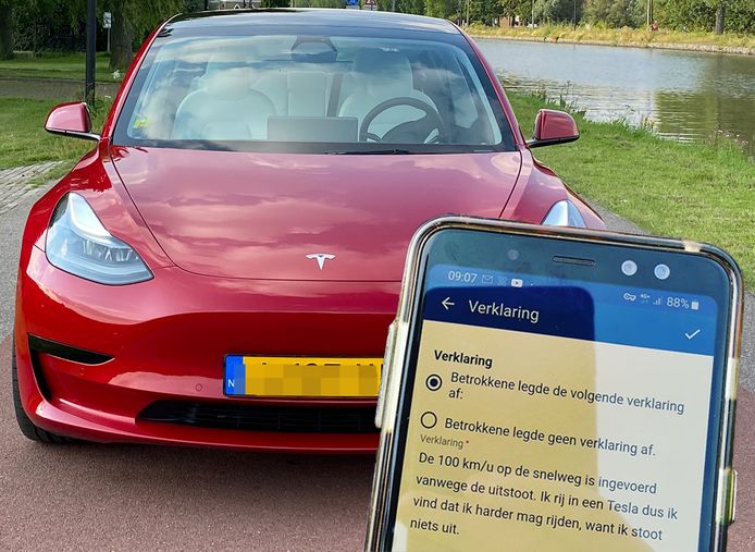 Tesla-Rijder Vindt Dat Hij 30 Kilometer Te Hard Mag Rijden Bij Lelystad:  'Ik Stoot Niets Uit' | Flevoland | Ad.Nl