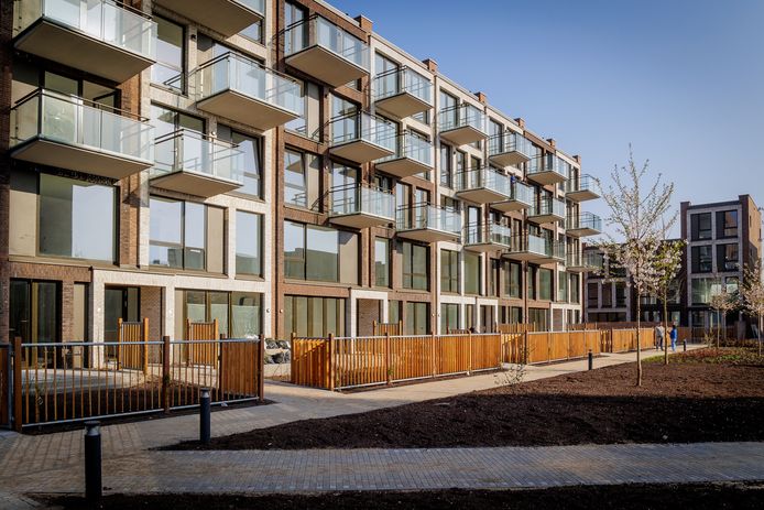 De middenhuurwoningen in Park070.