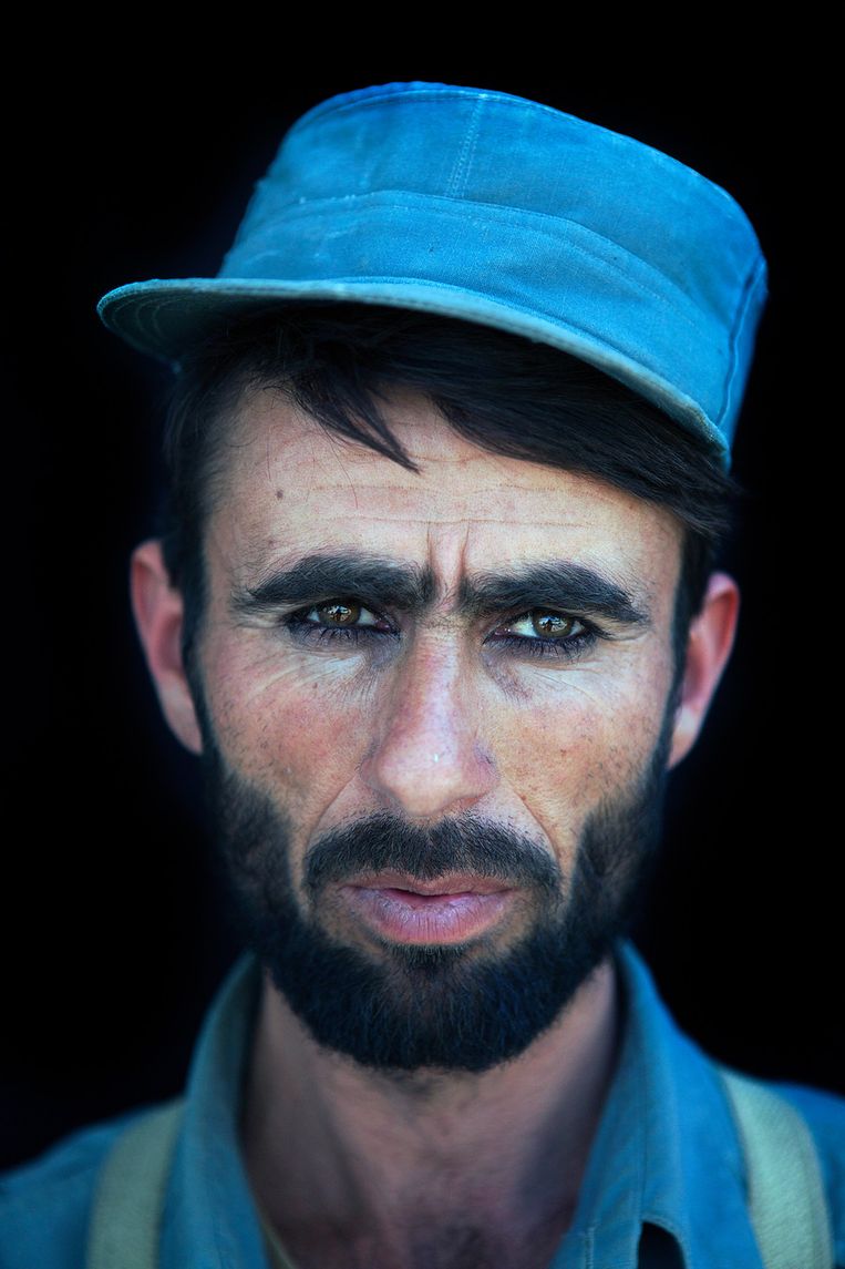 Ton Koene, Nederland. Recruten bij een trainingscentrum van de politie in Kunduz, Afghanistan. Tweede prijs in de categorie portretten (series).<br /><br /><br /> Beeld 