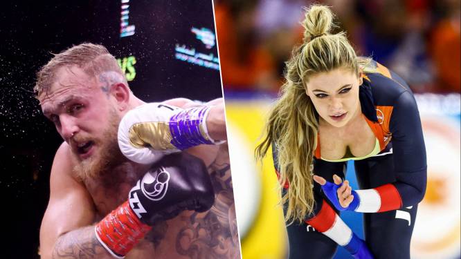 Nederland in de ban van relatie tussen topschaatster Jutta Leerdam met YouTube-bokser Jake Paul