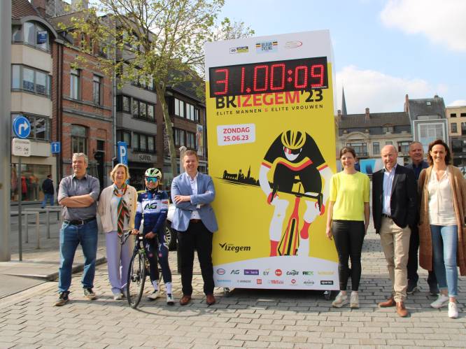 Izegem telt met grote klok af naar BK Wielrennen: “Hopelijk komen nog meer toeschouwers kijken, dan tijdens Ronde van Vlaanderen”