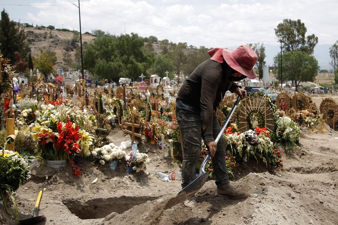 Met een dodentol van meer dan 15.000 slachtoffers staat Mexico in de top 10 van landen met het meeste aantal sterfgevallen.