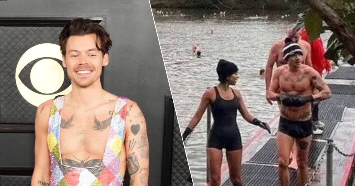 Harry Styles cammina con la sua nuova fidanzata e impressiona con il suo corpo tonico |  celebrità