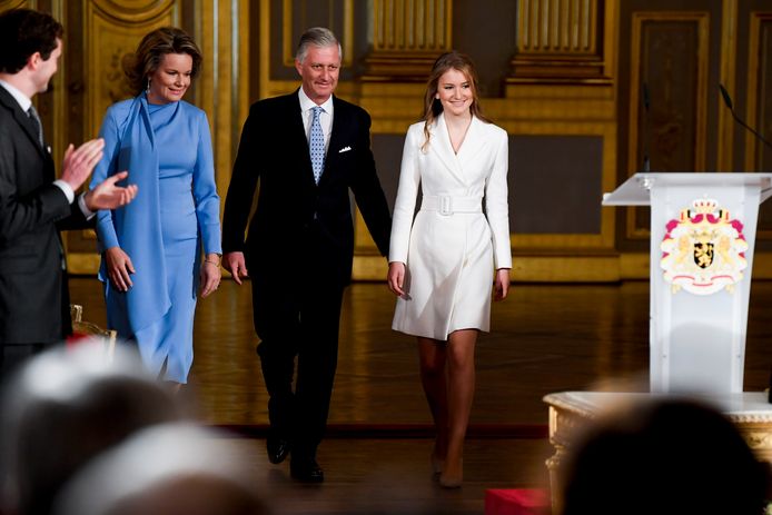 Queen Mathilde of Belgium, King Philippe - Filip of Belgium and Crown Princess Elisabeth