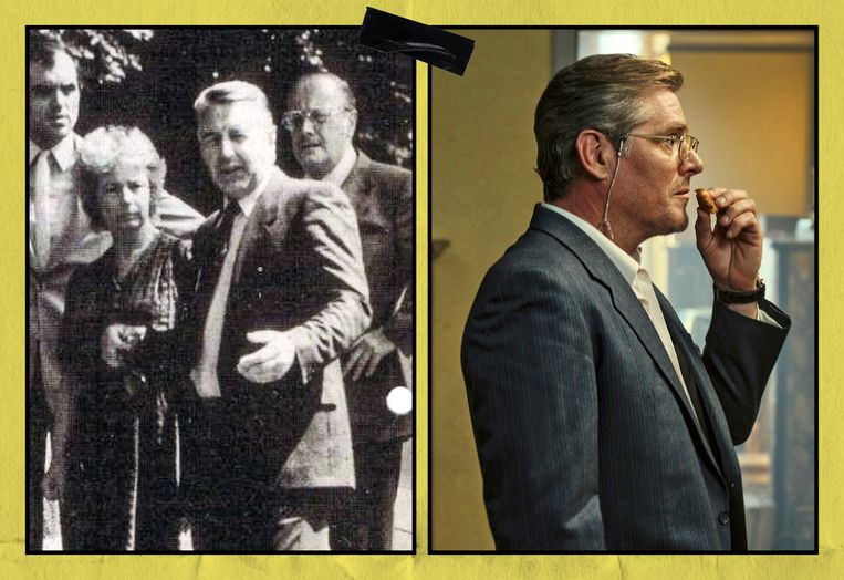 ‘Speurder Guy Goffinon wilde koste wat het kost zélf de Bende oprollen. Daarom hield hij cruciale info soms jaren achter.’ (Foto: Tom Vermeir als adjudant Goff in ‘1985’.) Beeld Humo