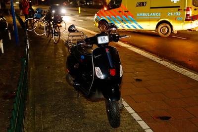 Scooterrijder gewond bij botsing met fietser in Haps