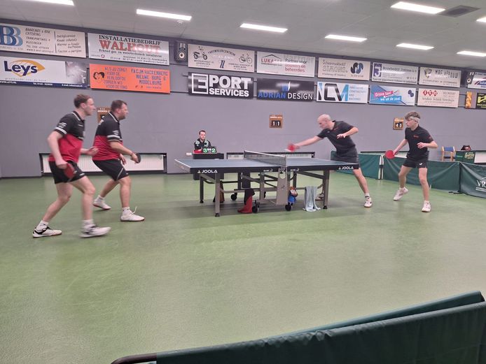 Tafeltennissers Hackenberg en De Witte ongeslagen tegen Het Markiezaat ...
