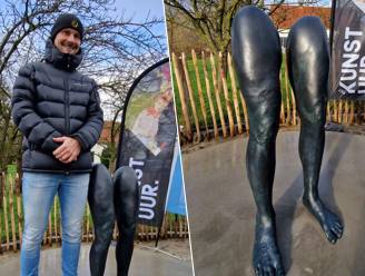 Benen van Tom Boonen vereeuwigd op top van de Taaienberg: “Het is een hele eer”