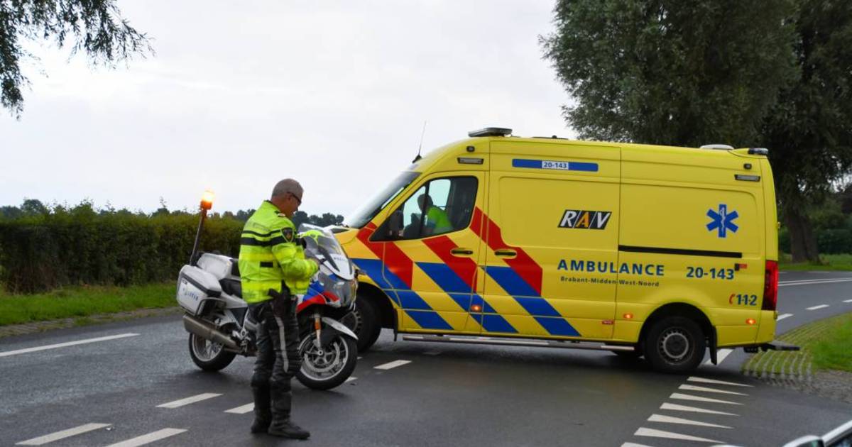 Gewonde bij kop-staartbotsing Postweg Poortvliet.
