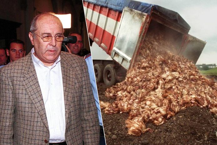 Lucien Verkest was de spilfiguur in de dioxinecrisis eind jaren ’90, waarna onder andere 7 miljoen kippen geslacht werden.