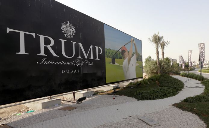 Een van de internationale golfclubs van president Donald Trump.