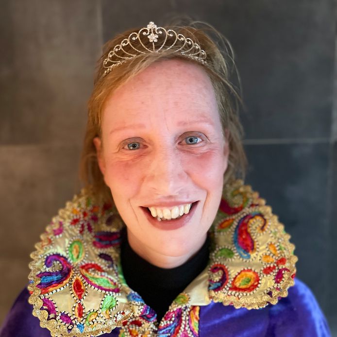 Miranda Waals is prinses voor 1 dag in Heusden