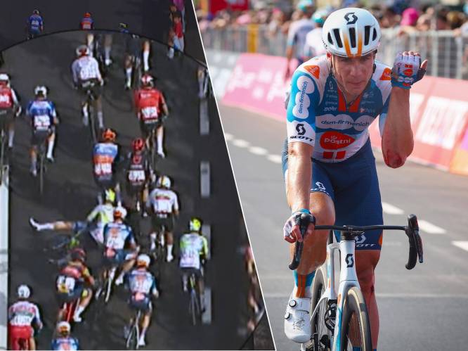 “Ik ging meedoen met het spelletje”: Fabio Jakobsen valt zwaar, nadat hij weggeslingerd wordt door val andere renner