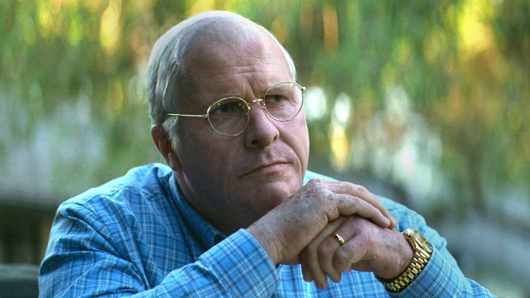 Christian Bale als Dick Cheney in ‘Vice’ van Adam McKay. Beeld 