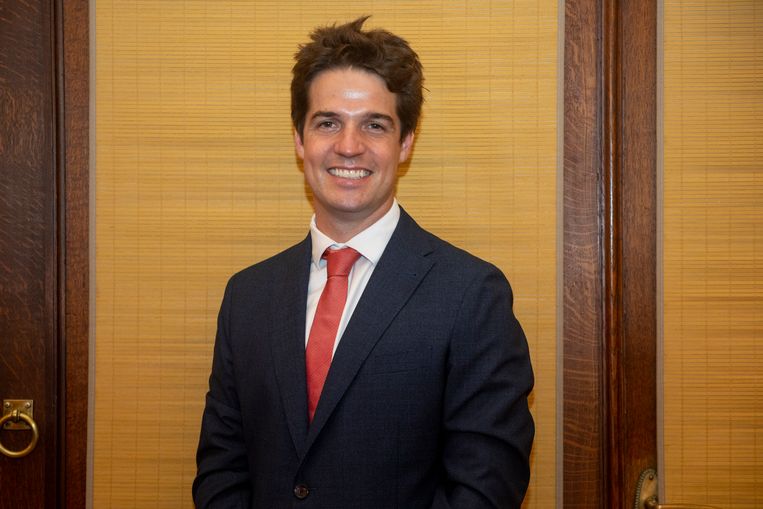 Staatssecretaris Thomas Dermine (PS): 'Dit is gewoon wat er afgesproken is in het regeerakkoord.' Beeld BELGA