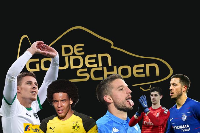 De kanshebbers voor de prijs van 'Beste Belgische voetballer in het Buitenland'.