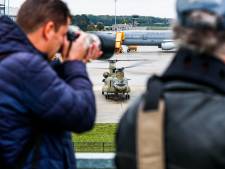 Gevechtsheli's in Eindhoven in trek bij spotters: ‘Die Amerikanen nemen natuurlijk geen onnodige risico's’