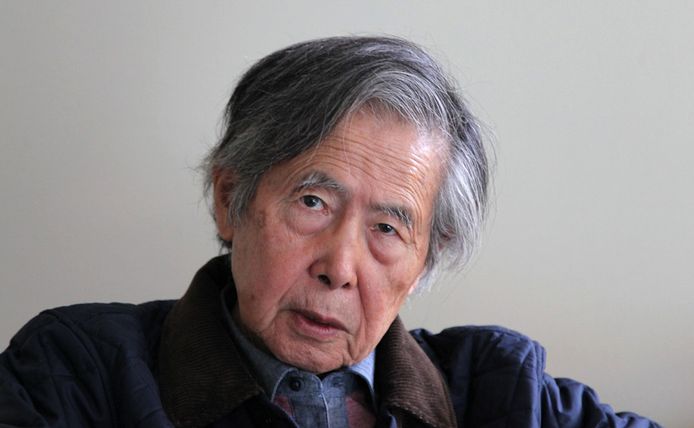 Archiefbeeld van voormalig Peruaans president Alberto Fujimori. (25/07/ 2018)