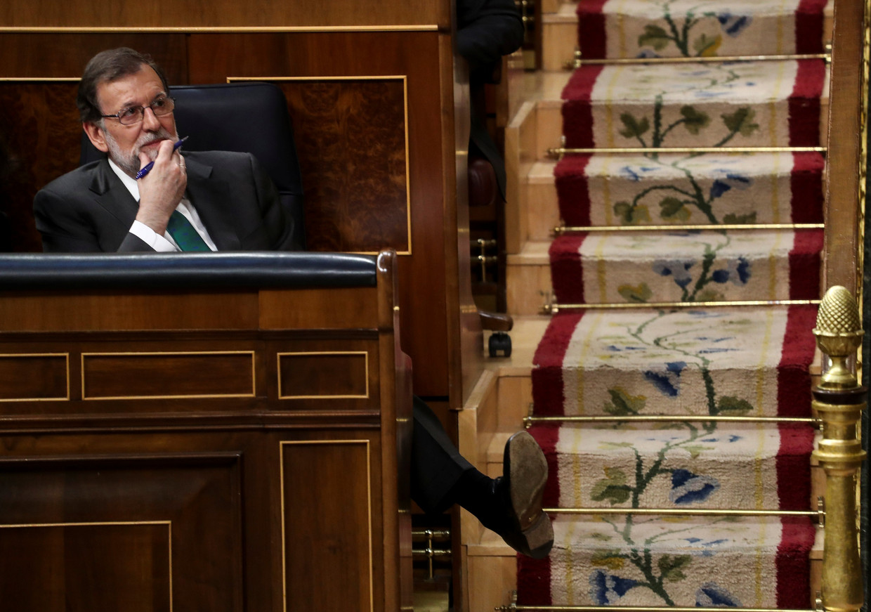 De Spaande premier Rajoy. Beeld REUTERS