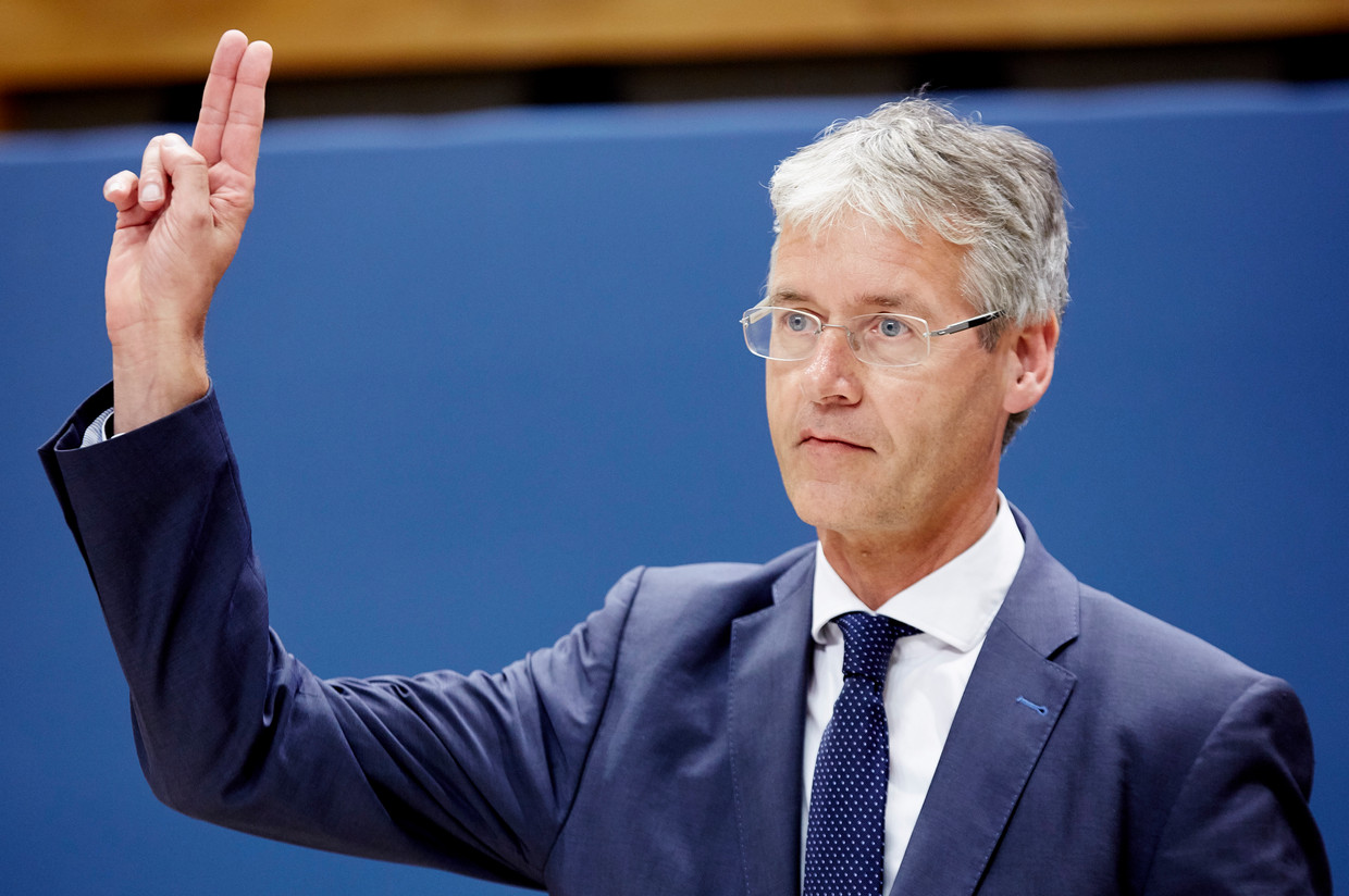 Minister Arie Slob voor Basis- en Voortgezet Onderwijs en Media zal vandaag de aftrap verrichten van curriculum.nu. Beeld ANP