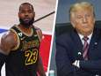 Trump reageert op uitgestelde basketduels: "NBA is politieke organisatie geworden"