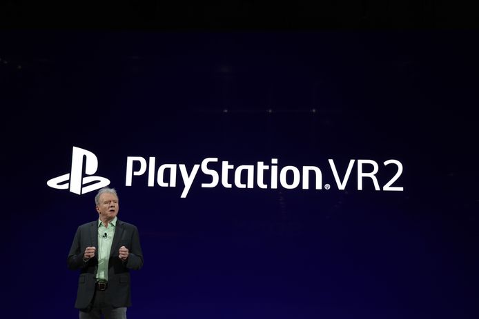 Jim Ryan, de CEO van PlayStation stelt PlayStation VR2 voor.