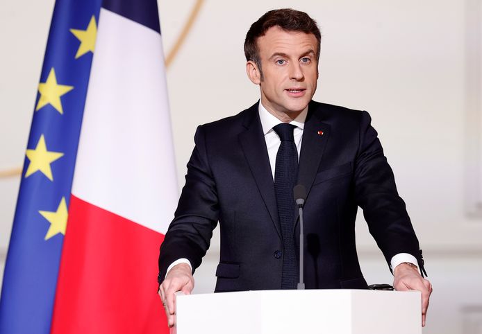 Franse President Emmanuel Macron.