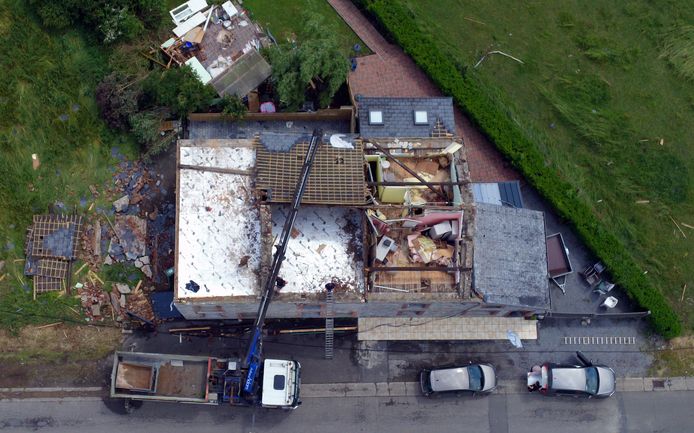 Les Degats Vus Du Ciel Apres La Tornade A Beauraing Belgique 7sur7 Be