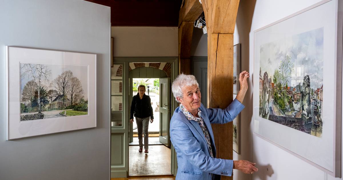 Geervliet opent museumseizoen met oeuvre-tentoonstelling Arie Meuldijk: ‘Ook aquarellen van afgebrok