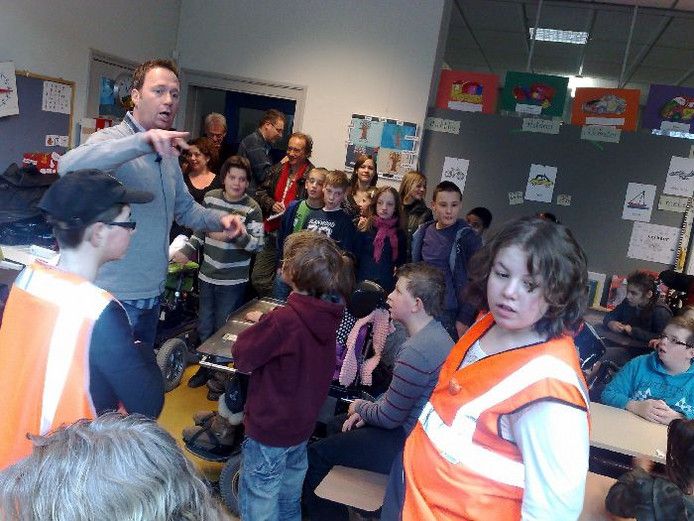 Leerlingen van de Sint Maartenschool.