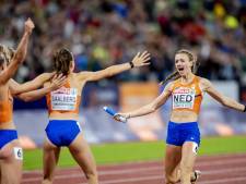 Sublieme Femke Bol leidt estafettevrouwen naar goud: ‘Later potje huilen, maar nu ben ik te moe’